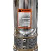 Deep Well Submersible Pump 1HP 220V/60Hz 33gpm Flow 207ft Head Submersible Bore Pump Water Pump Stainless Steel Water Pump