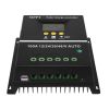 MPPT 60A 80A 100A Solar Charge Controller 12V 24V 36V 48V Auto Controller Solar PV Regulators Battery Charger with LCD Dual USB