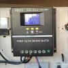 MPPT 60A 80A 100A Solar Charge Controller 12V 24V 36V 48V Auto Controller Solar PV Regulators Battery Charger with LCD Dual USB
